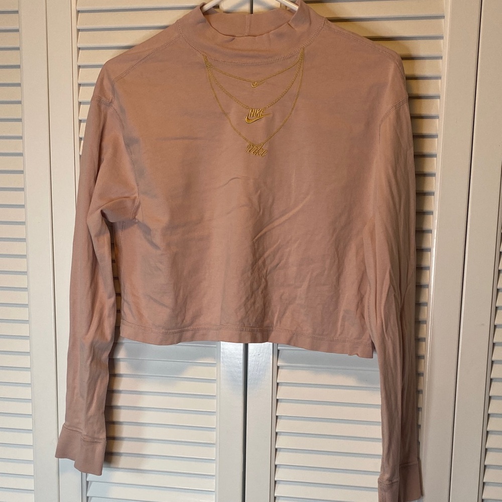 Nike Women's Blush Pink Crop Top